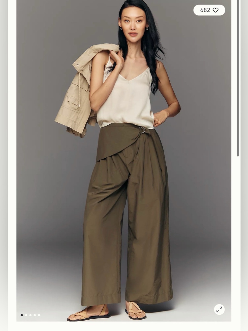 NWT DM Fabia Belted Trouser Pants